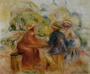 Versammlung im Garten